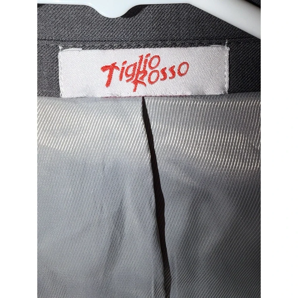 Tiglio Luxe Italian Lanificio Di Biella Men 2PC Suit Color‎ Gray Size 54L- 46x32